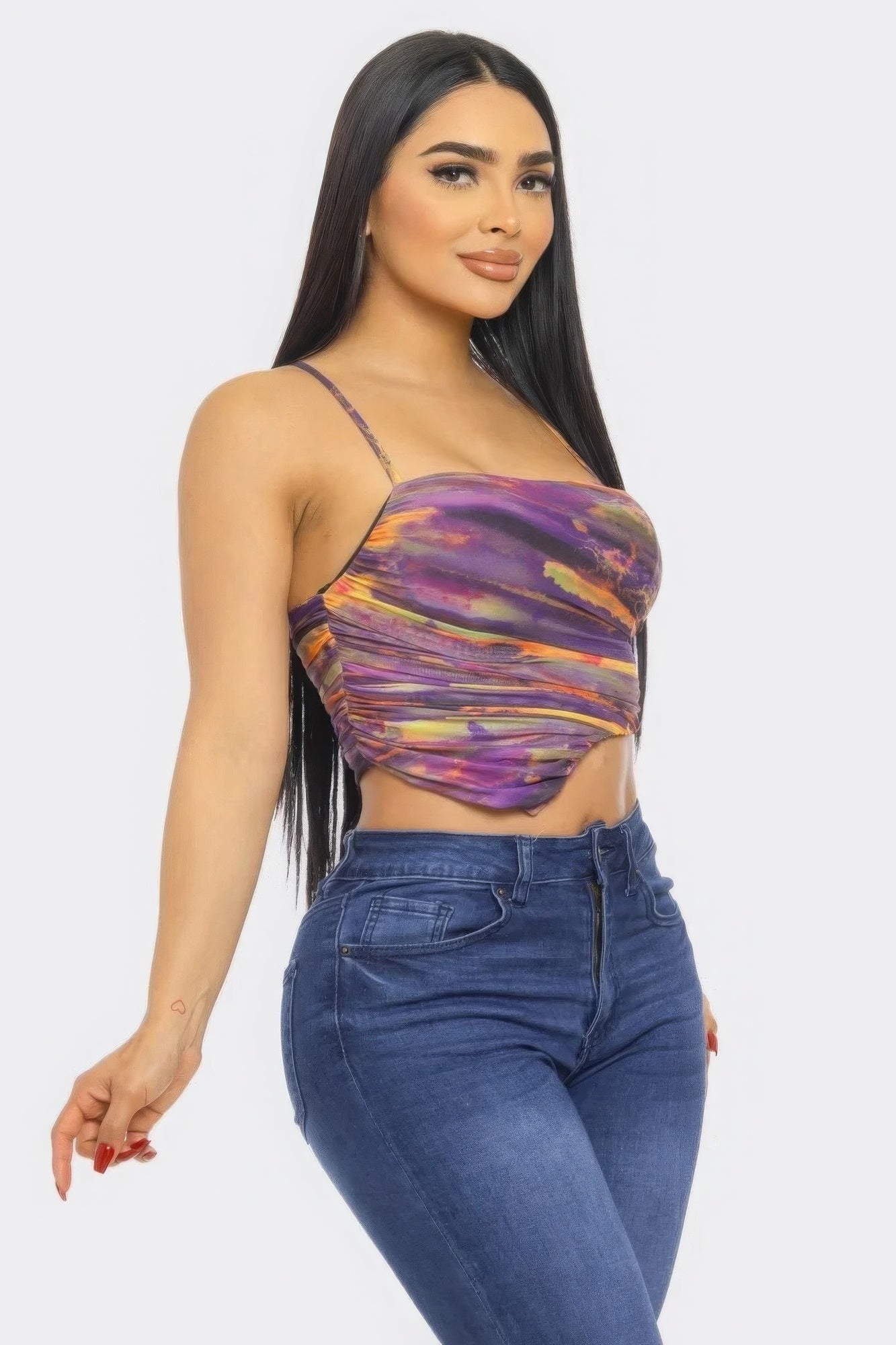 Mesh Print Top-Product Type | Naughty Smile Fashion