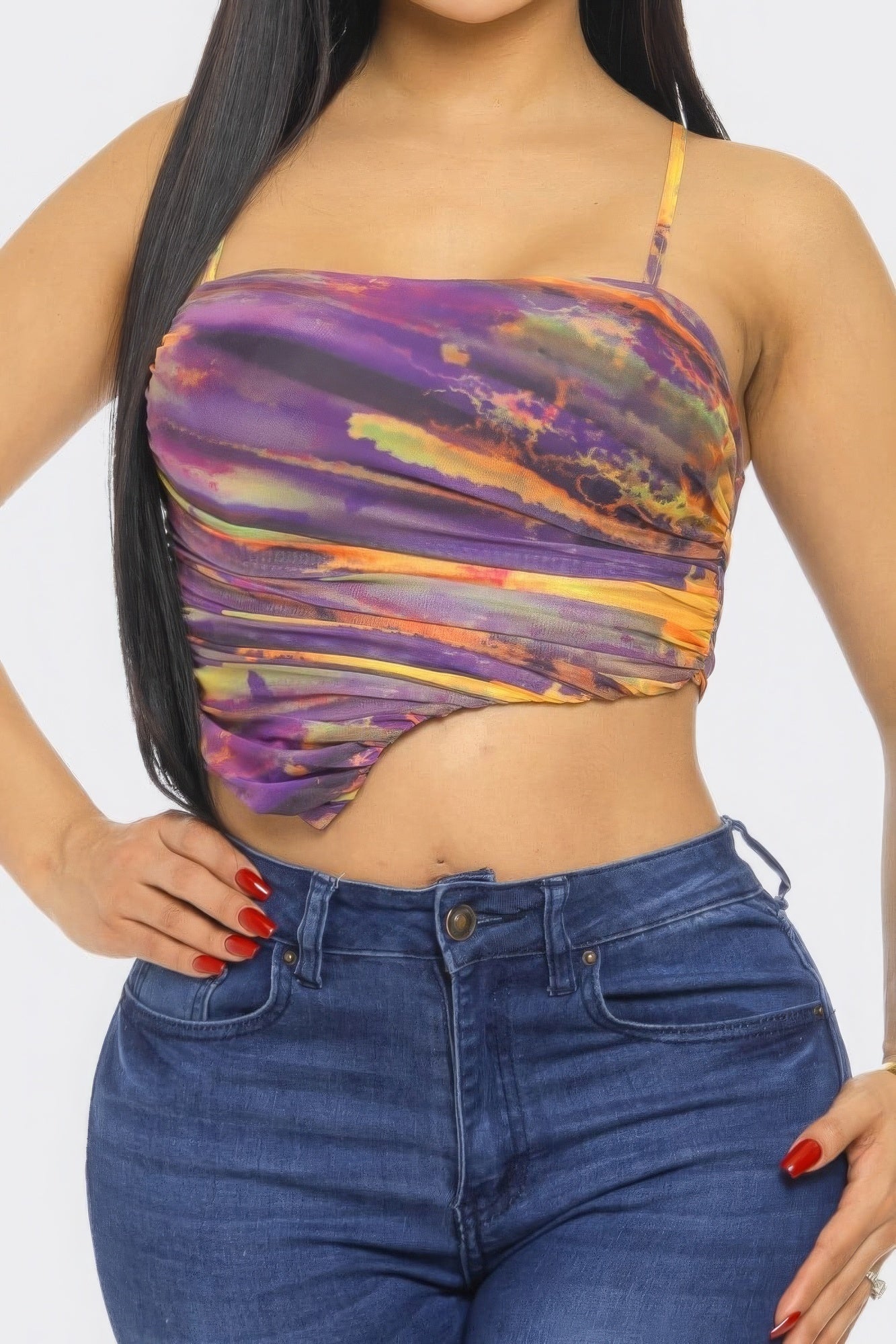 Mesh Print Top-Product Type | Naughty Smile Fashion