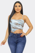 Mesh Print Top-Product Type | Naughty Smile Fashion