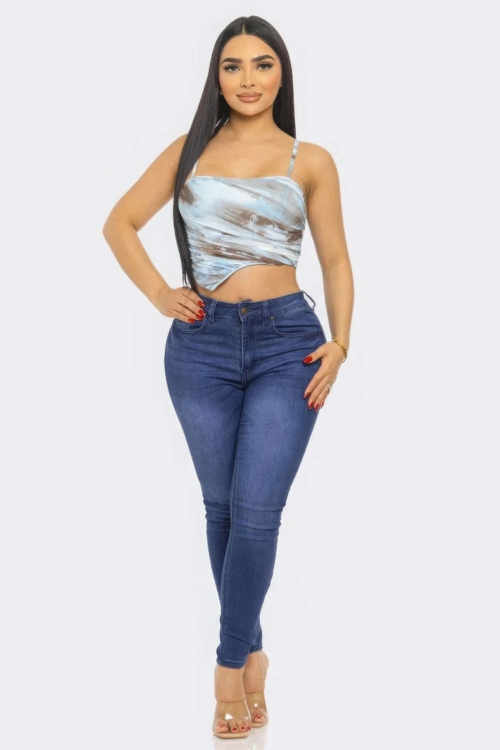 Mesh Print Top-Product Type | Naughty Smile Fashion