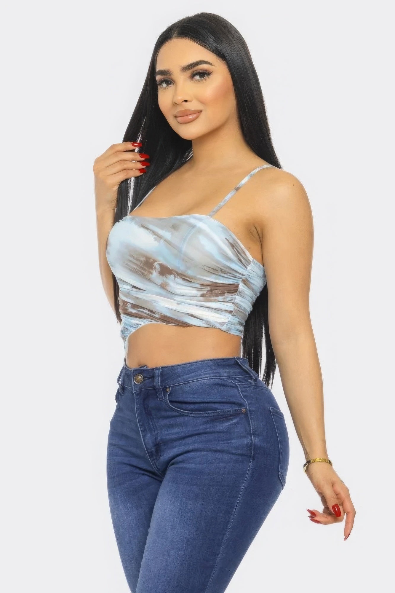 Mesh Print Top-Product Type | Naughty Smile Fashion