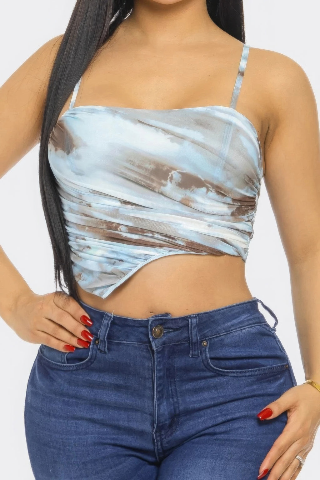 Mesh Print Top-Product Type | Naughty Smile Fashion