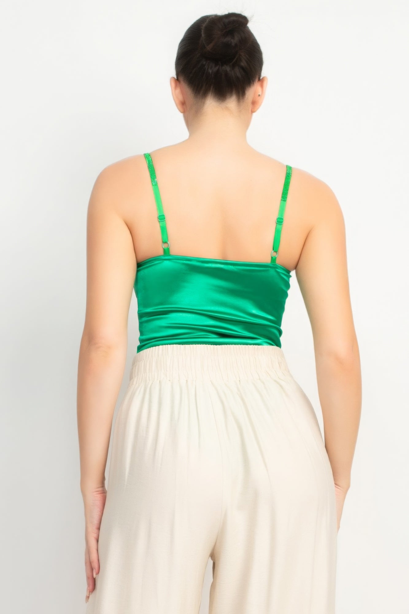 Rhinestone Strap Sweetheart Bodysuit-Product Type | Naughty Smile Fashion