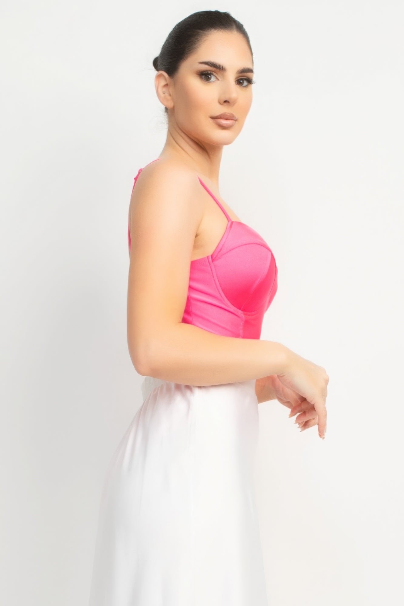 Rhinestone Strap Sweetheart Bodysuit-Product Type | Naughty Smile Fashion
