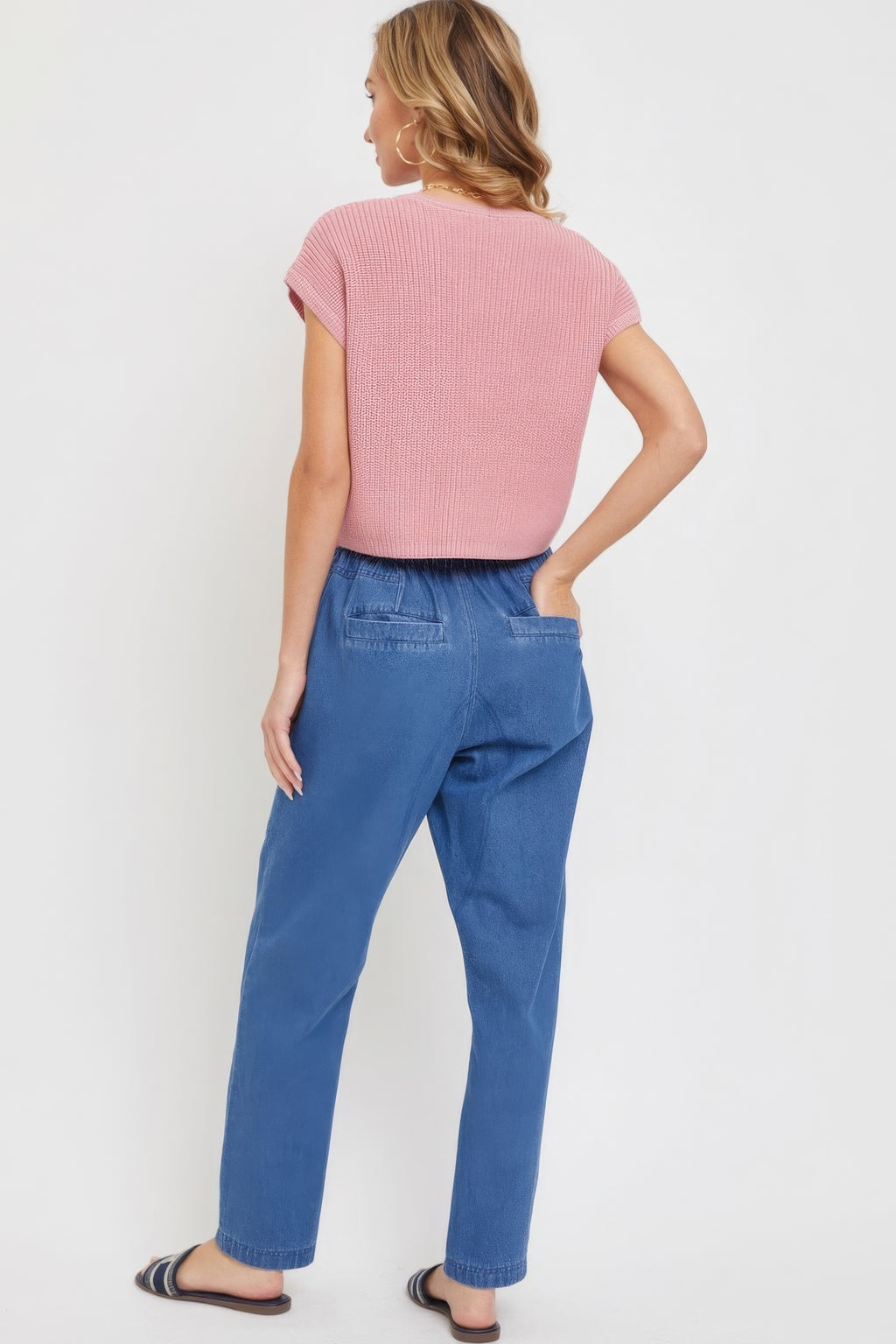Denim Jogger Pants-Product Type | Naughty Smile Fashion