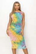 Velvet Burn Out Pattern Sexy Midi Dress-Product Type | Naughty Smile Fashion