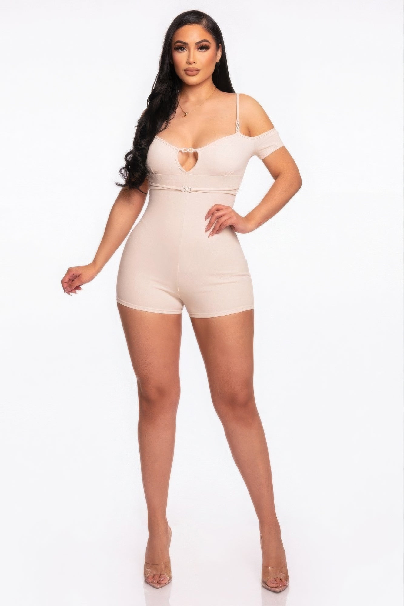 Infinity Off-shoulder Knitted Rompers-Product Type | Naughty Smile Fashion