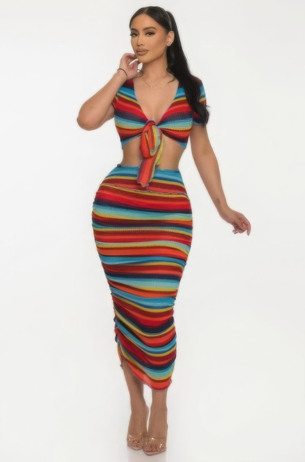 Color Me Mine Beach Sarong Skirt Set-Product Type | Naughty Smile Fashion