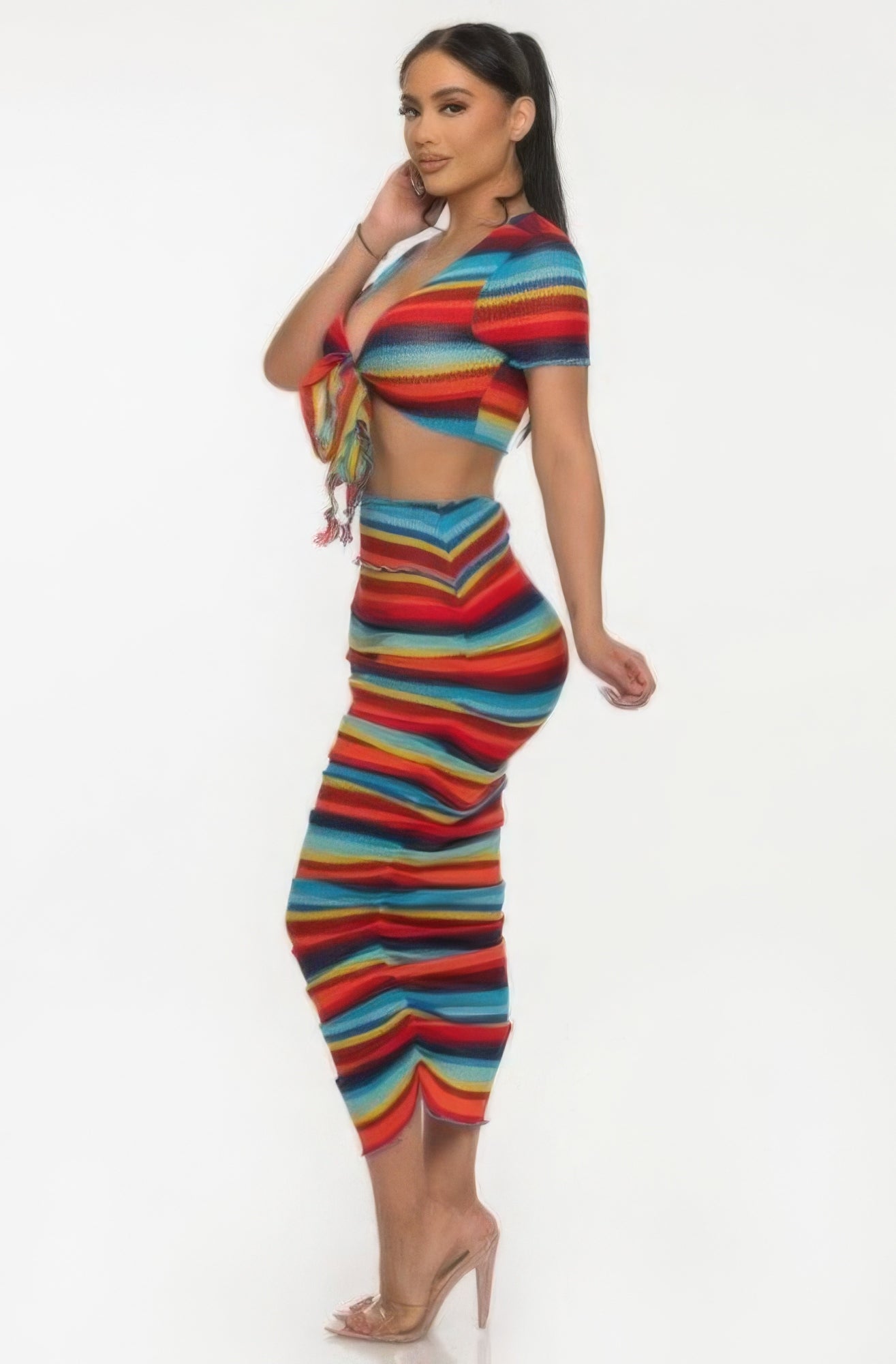 Color Me Mine Beach Sarong Skirt Set-Product Type | Naughty Smile Fashion