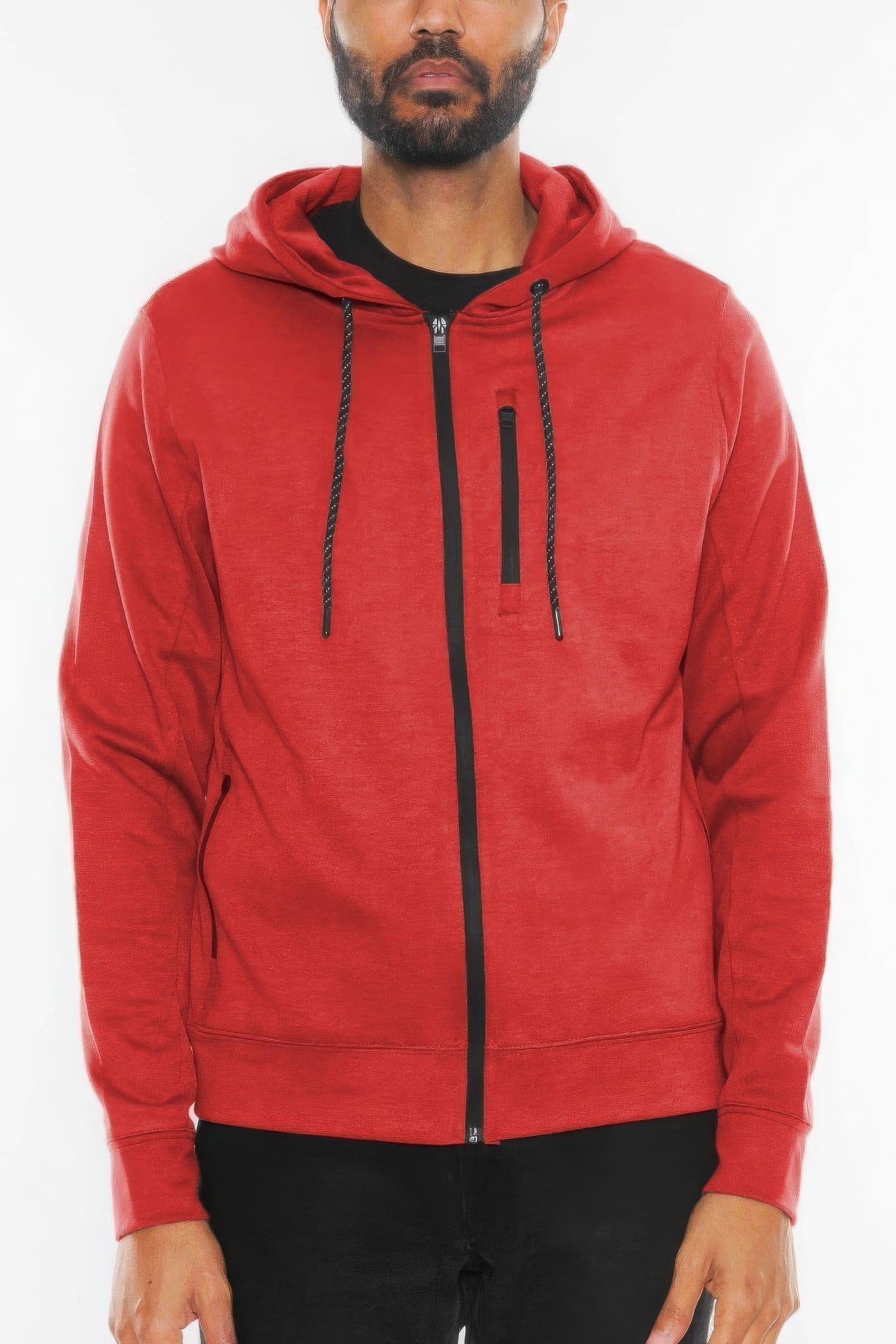 New Arrival – Solid Heathered Zip Up Jacket – New Arrival Now Live