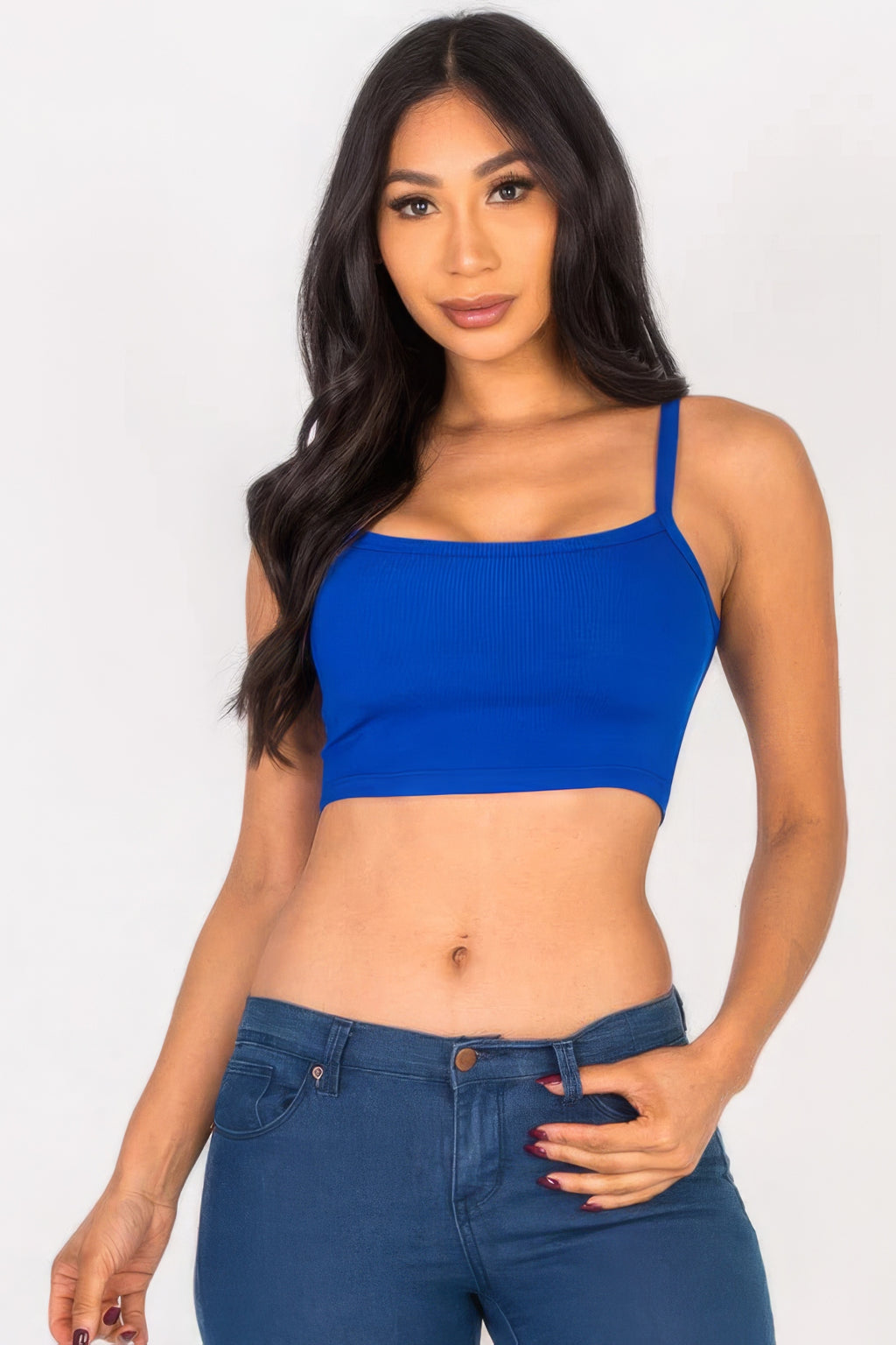 Ribbed Knit Cami Crop Top-Product Type | Naughty Smile Fashion