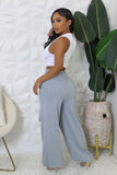 High-waisted Stretch Pants