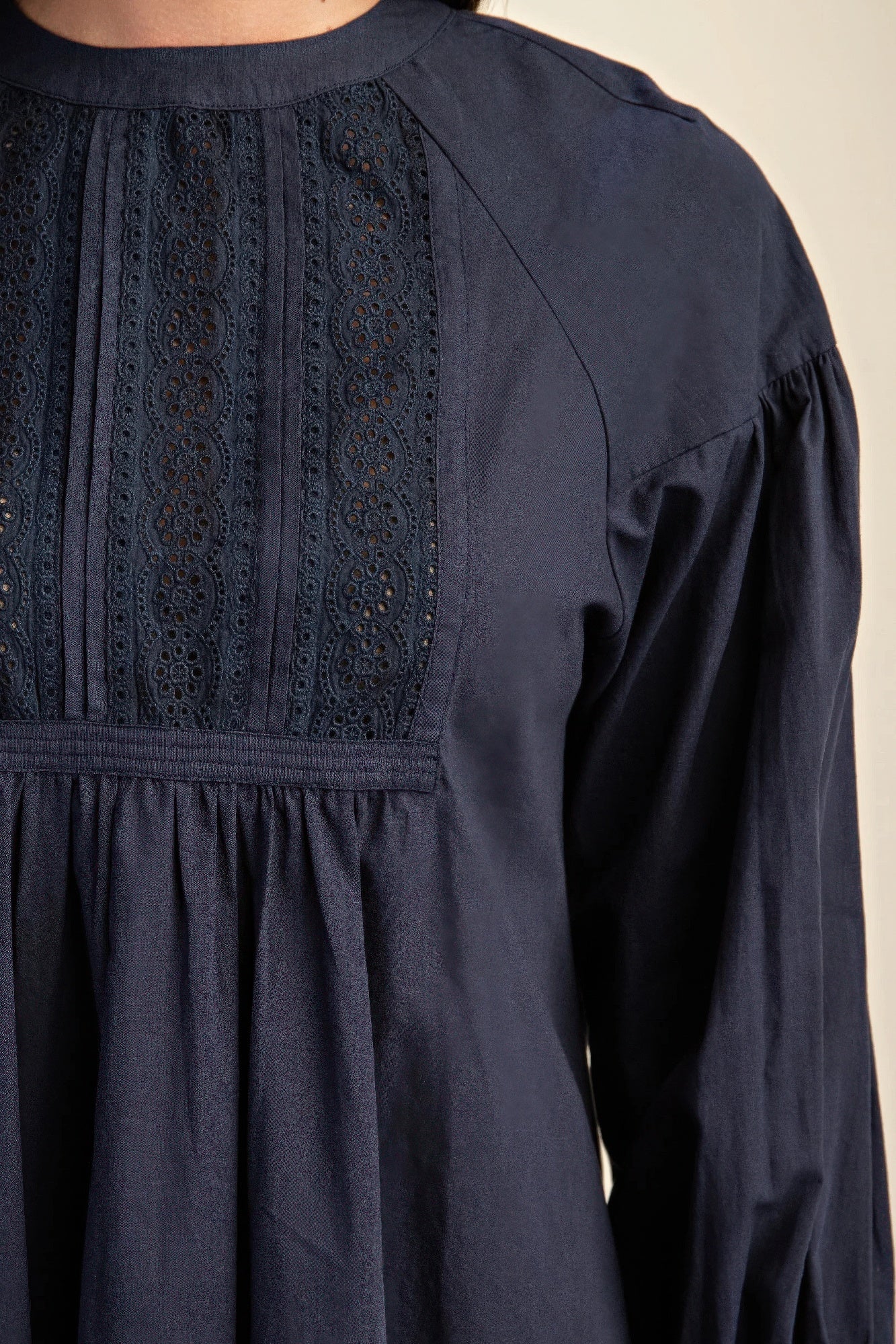 Long sleeve mini dress with lace detail-Product Type | Naughty Smile Fashion