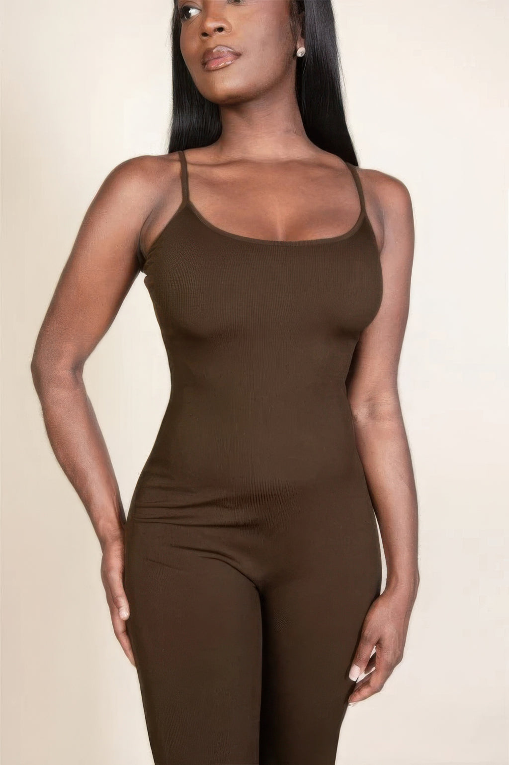 Ribbed sleeveless wide leg jumpsuit-Product Type | Naughty Smile Fashion
