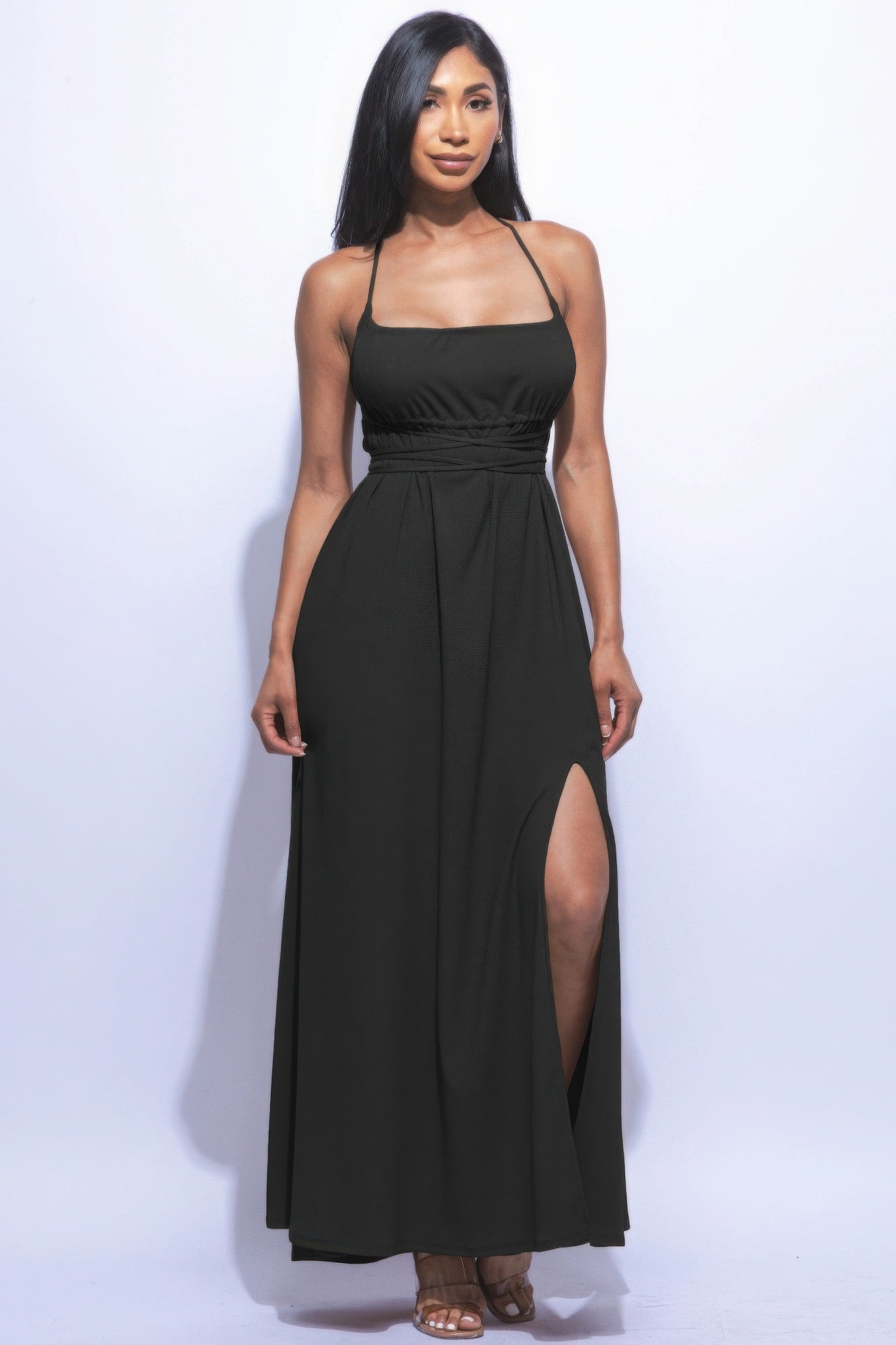 Side Slit Maxi Dress-Product Type | Naughty Smile Fashion