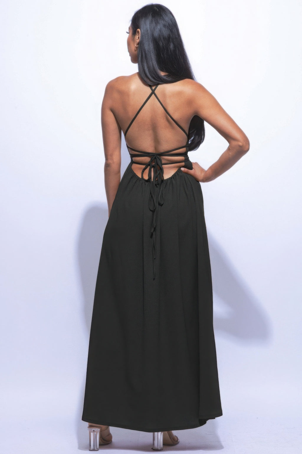 Side Slit Maxi Dress-Product Type | Naughty Smile Fashion