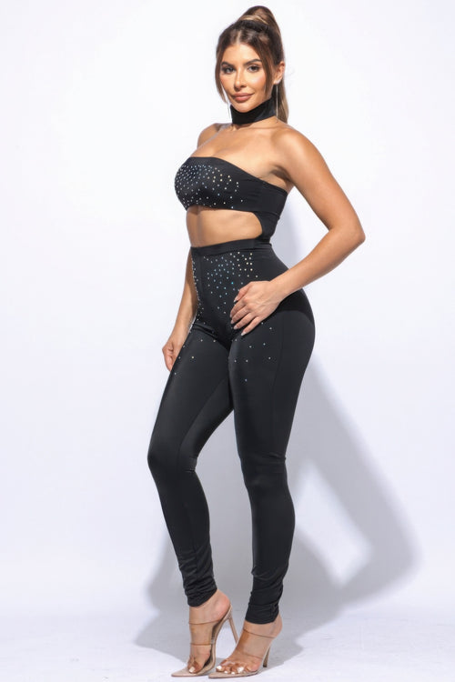 Chocker Tube Jumpsuit-Product Type | Naughty Smile Fashion
