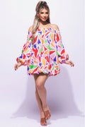 Off Shoulder Bubble Dress-Product Type | Naughty Smile Fashion