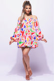 Off Shoulder Bubble Dress