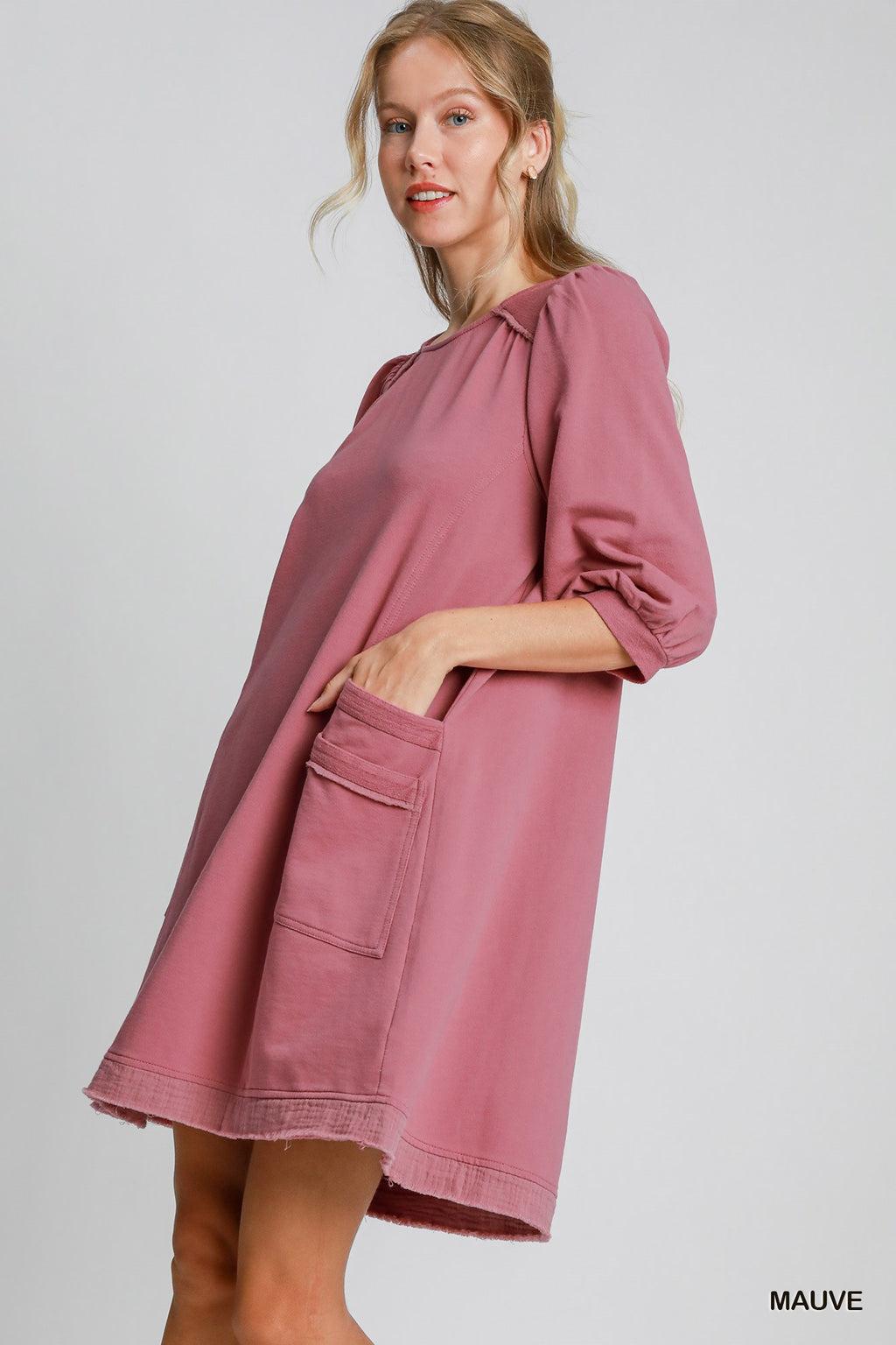 French Terry Mini Dress-Product Type | Naughty Smile Fashion