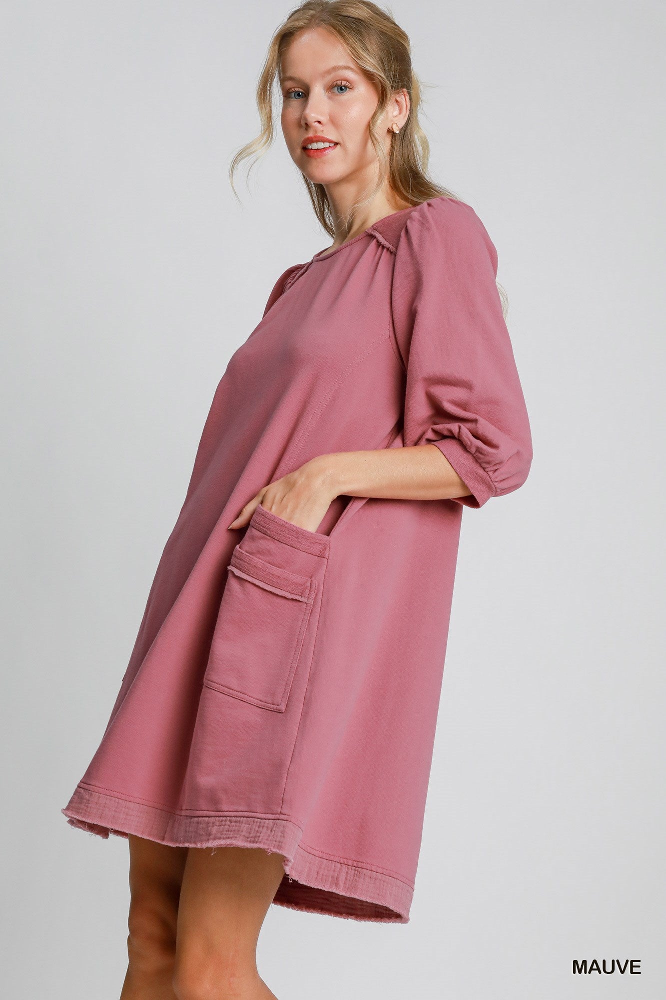 French Terry Mini Dress-Product Type | Naughty Smile Fashion