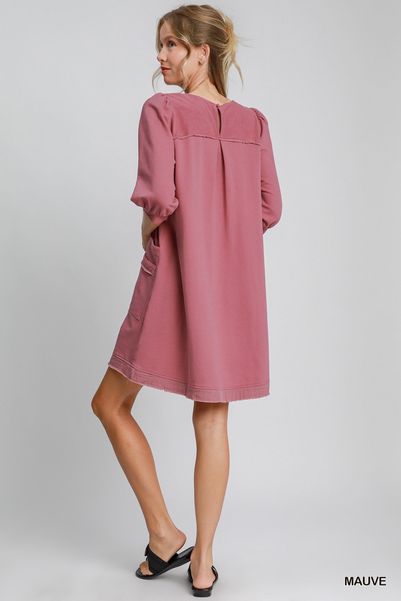 French Terry Mini Dress-Product Type | Naughty Smile Fashion