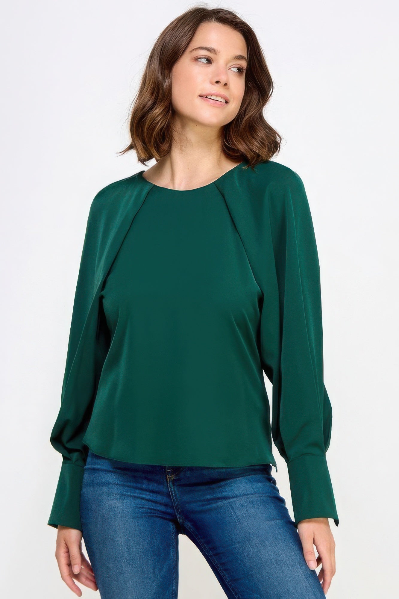 New Arrival – Raglan Long Sleeve Top With Back Neck Tie – New Arrival Now Live