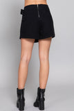 Waist Belted Cargo Skort