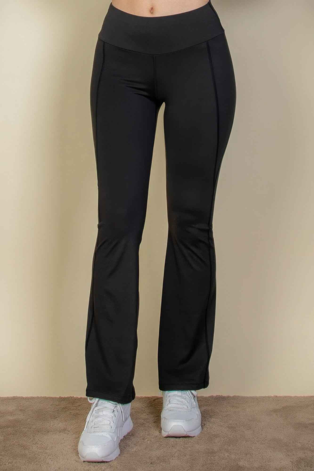 New Arrival – Wide waistband flare leg pants – New Arrival Now Live