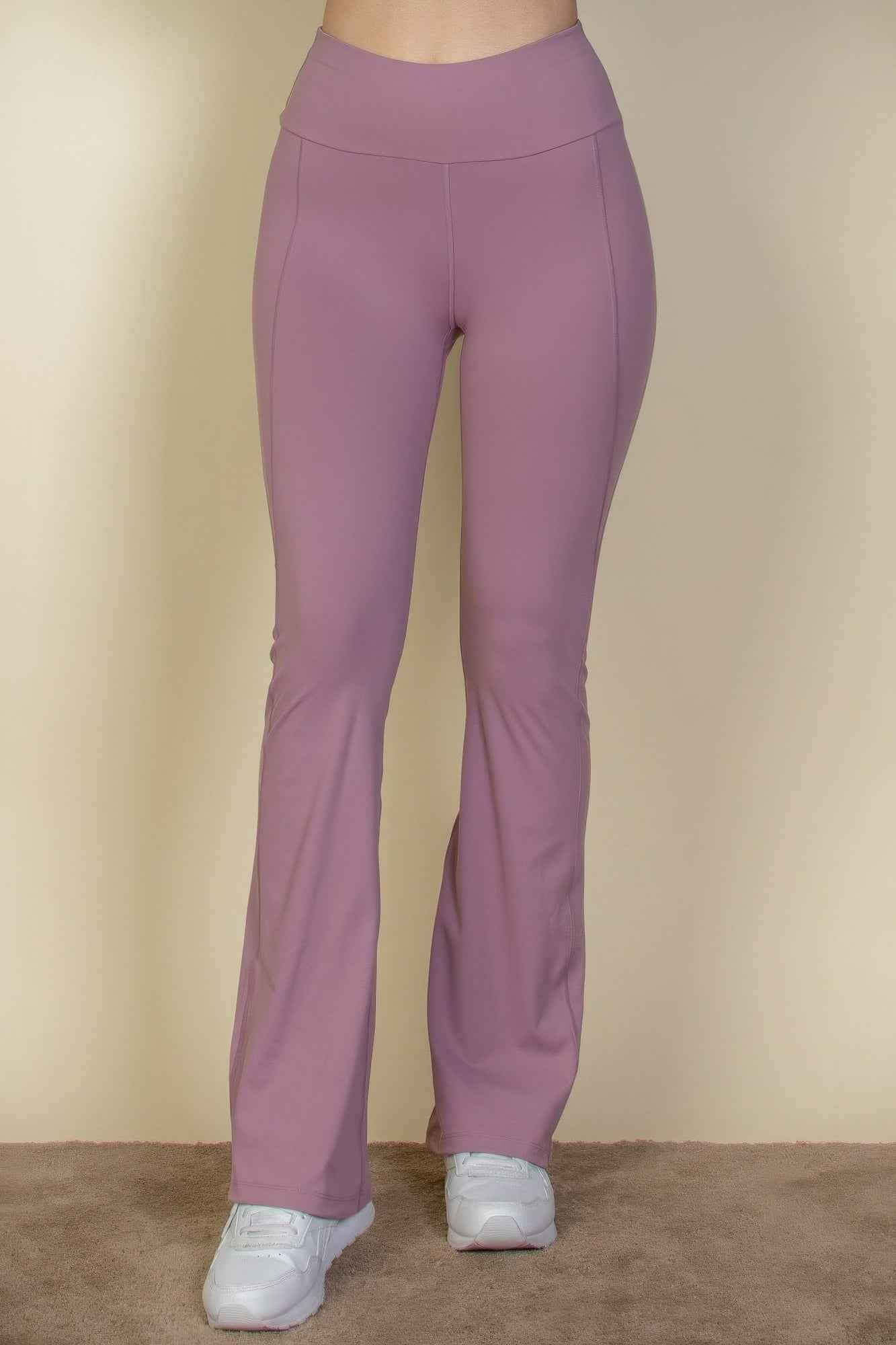 New Arrival – Wide waistband flare leg pants – New Arrival Now Live