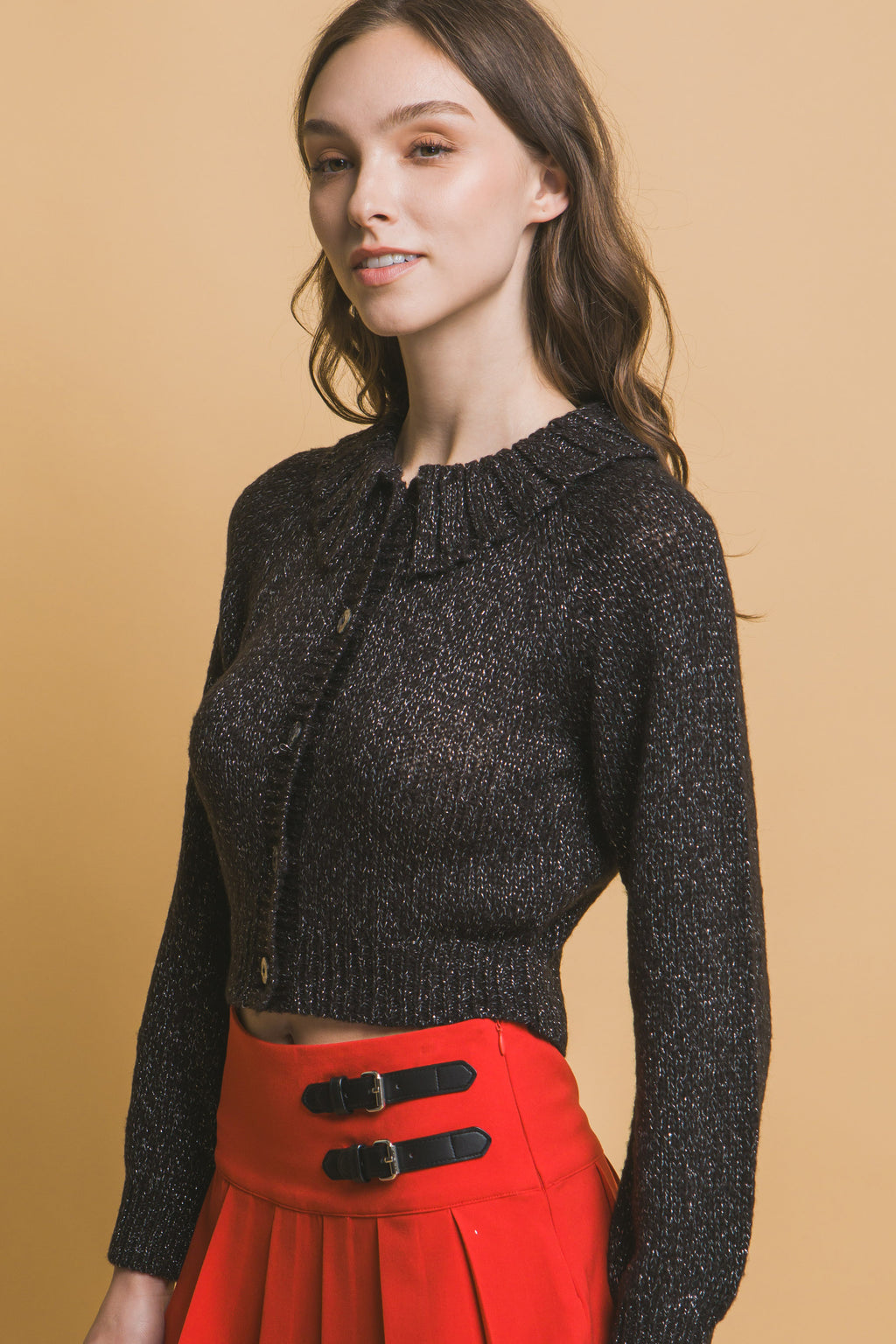 Short collard sweater-Product Type | Naughty Smile Fashion