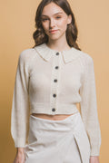 Short collard sweater-Product Type | Naughty Smile Fashion