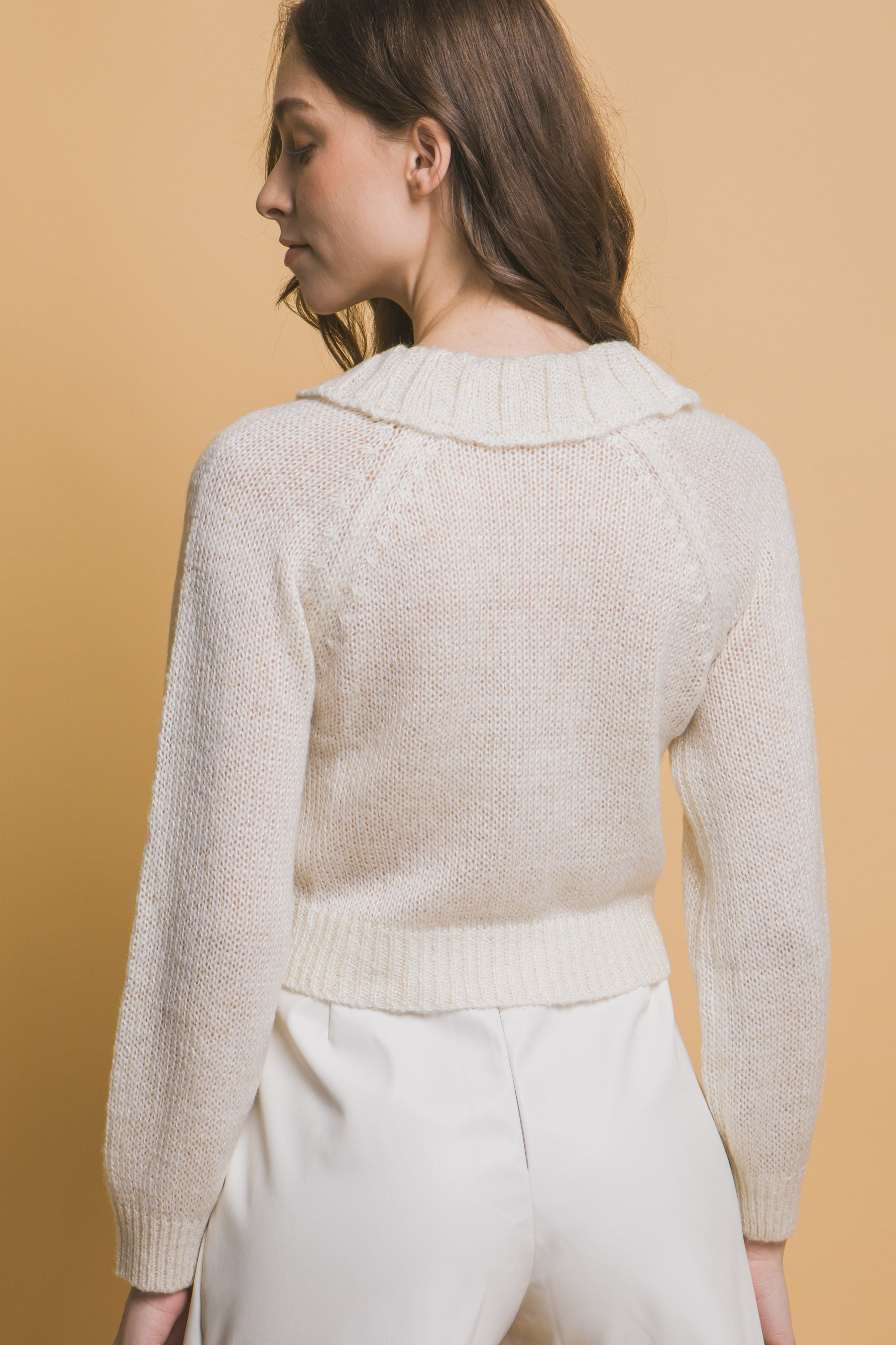 Short collard sweater-Product Type | Naughty Smile Fashion