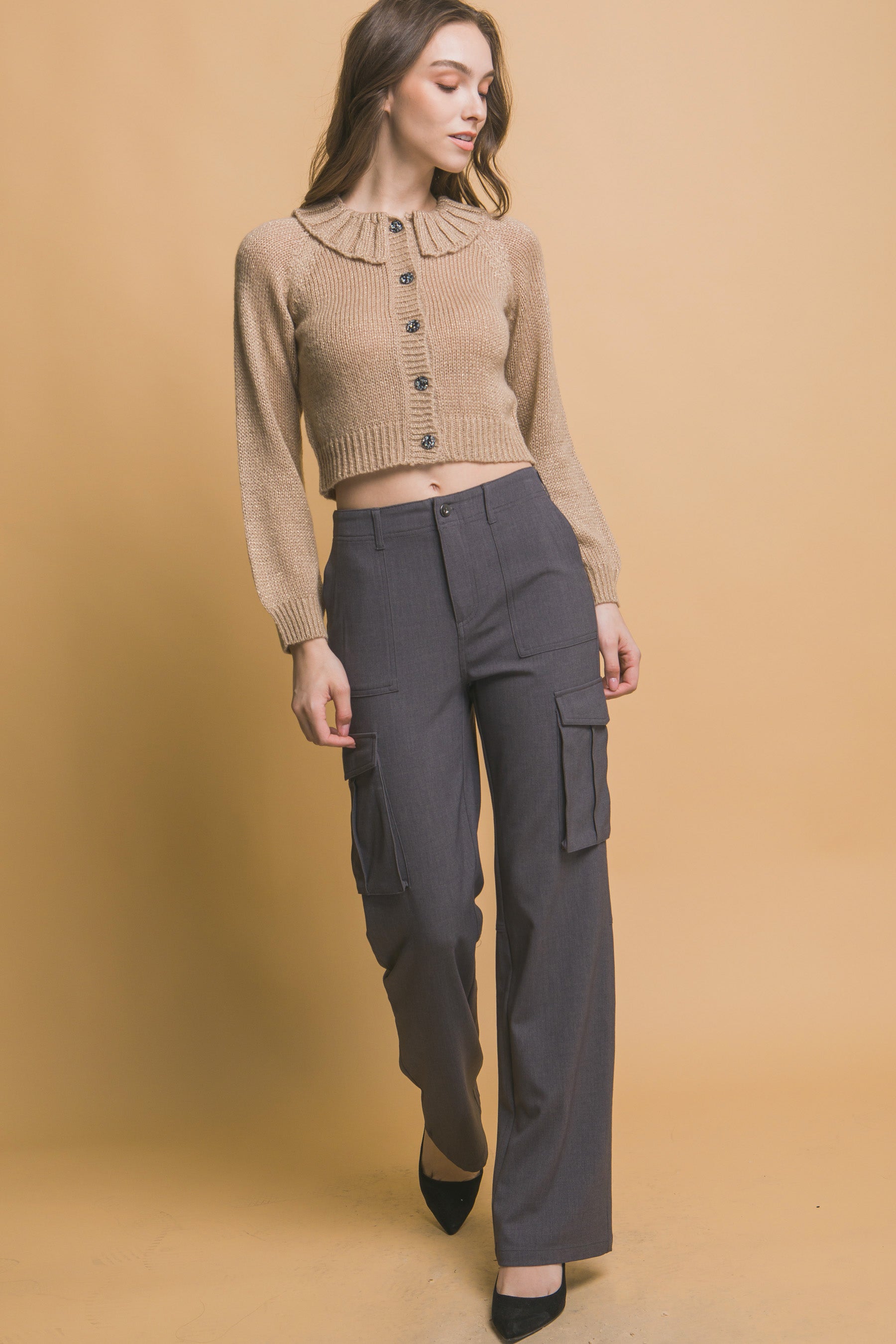 Short collard sweater-Product Type | Naughty Smile Fashion