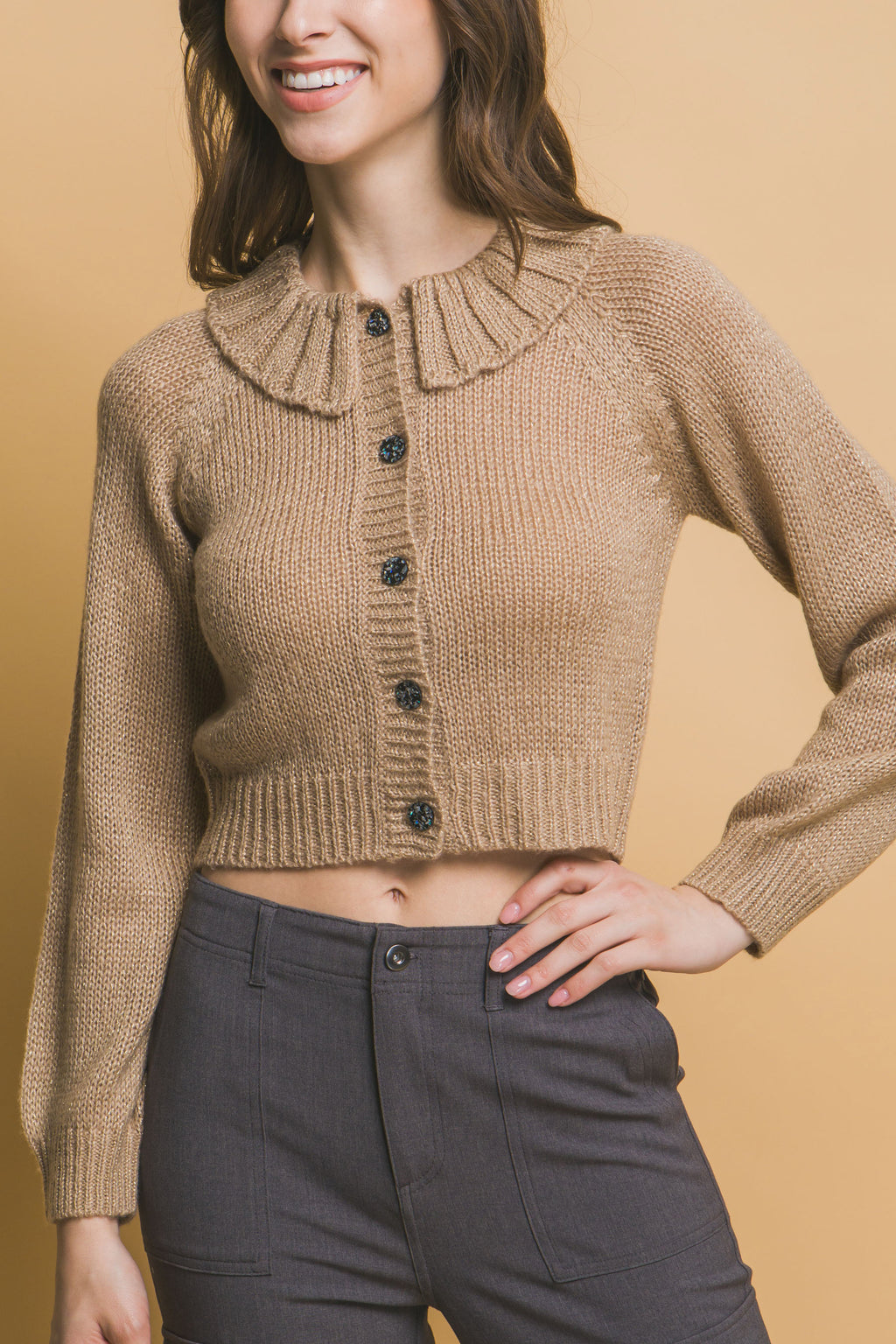 Short collard sweater-Product Type | Naughty Smile Fashion
