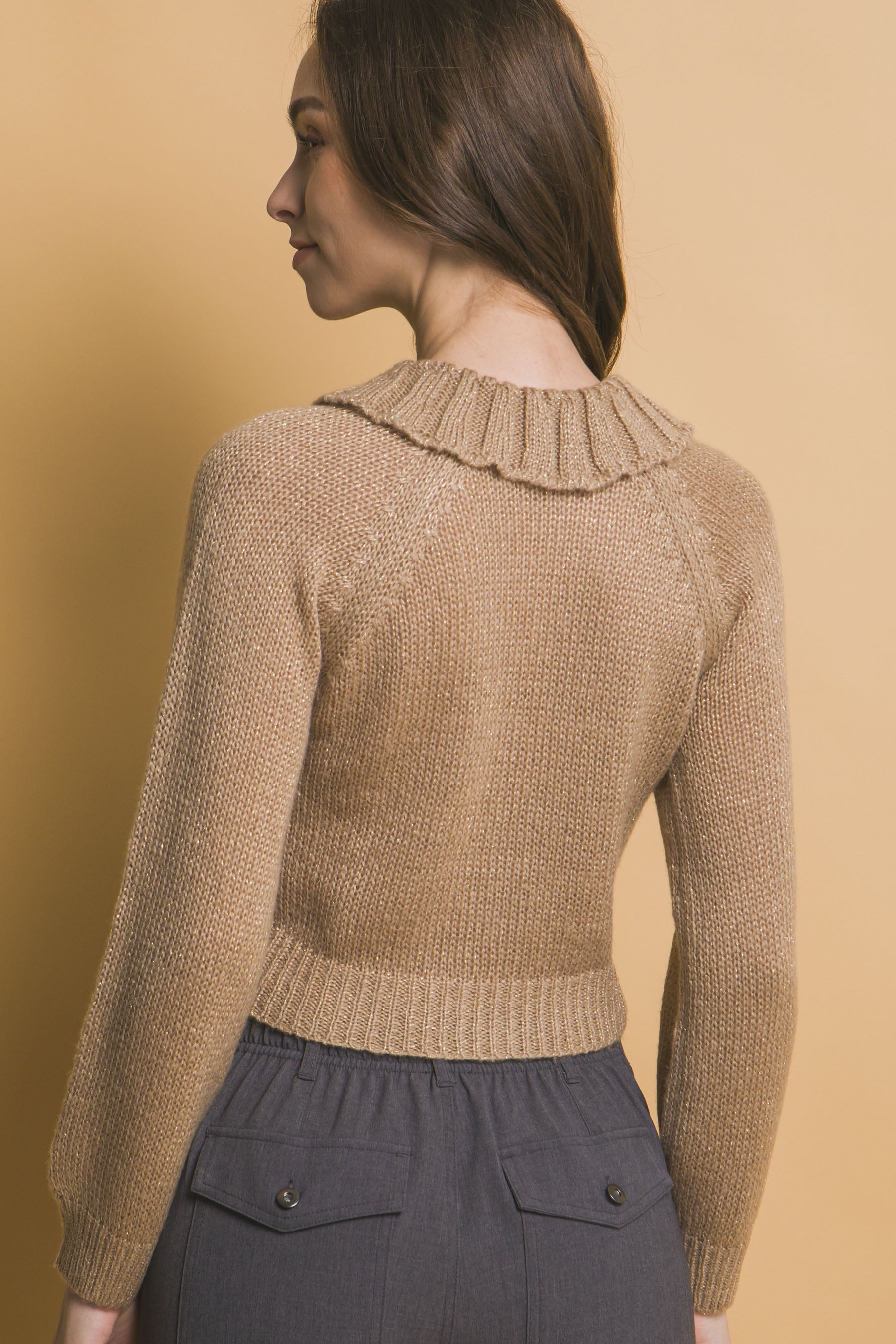Short collard sweater-Product Type | Naughty Smile Fashion