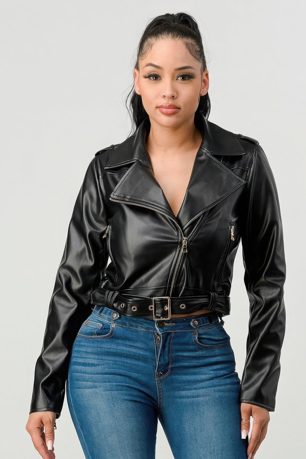 Pu Leather Jacket-Product Type | Naughty Smile Fashion