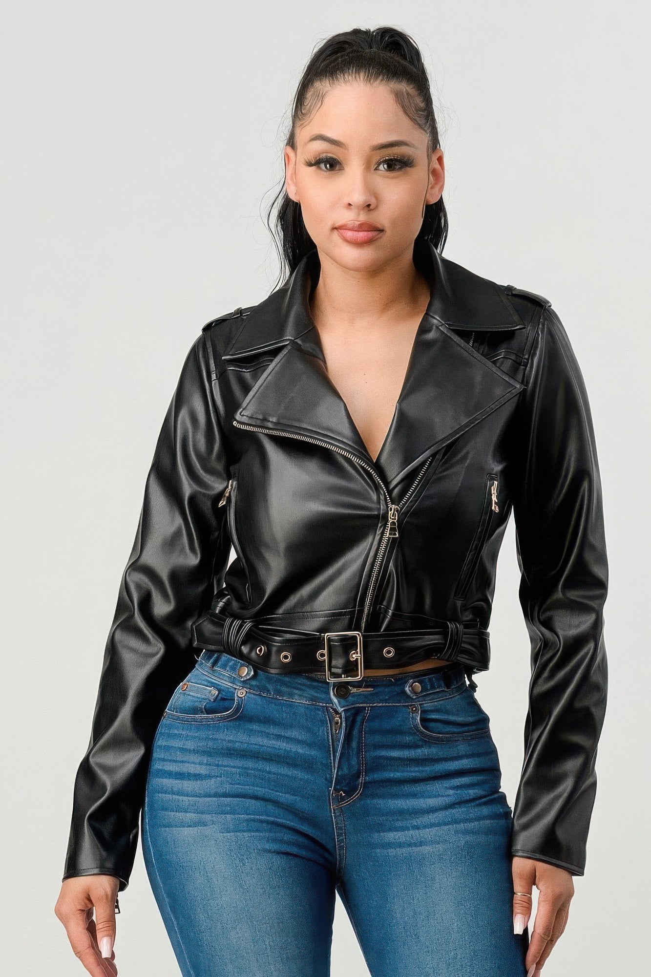 Pu Leather Jacket-Product Type | Naughty Smile Fashion