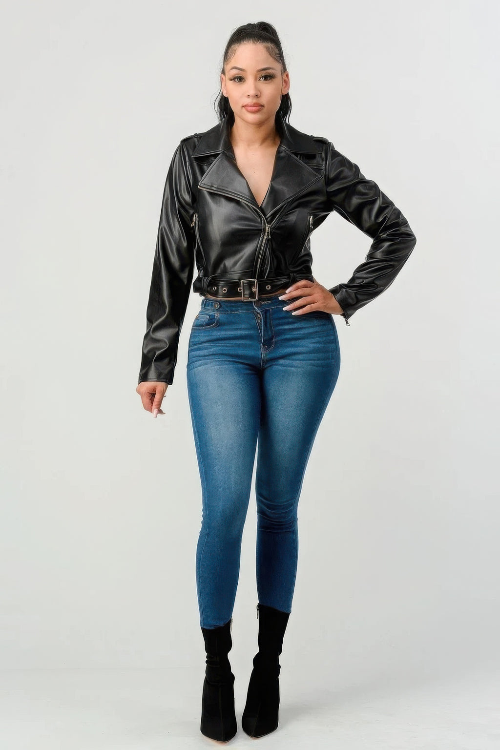 Pu Leather Jacket-Product Type | Naughty Smile Fashion