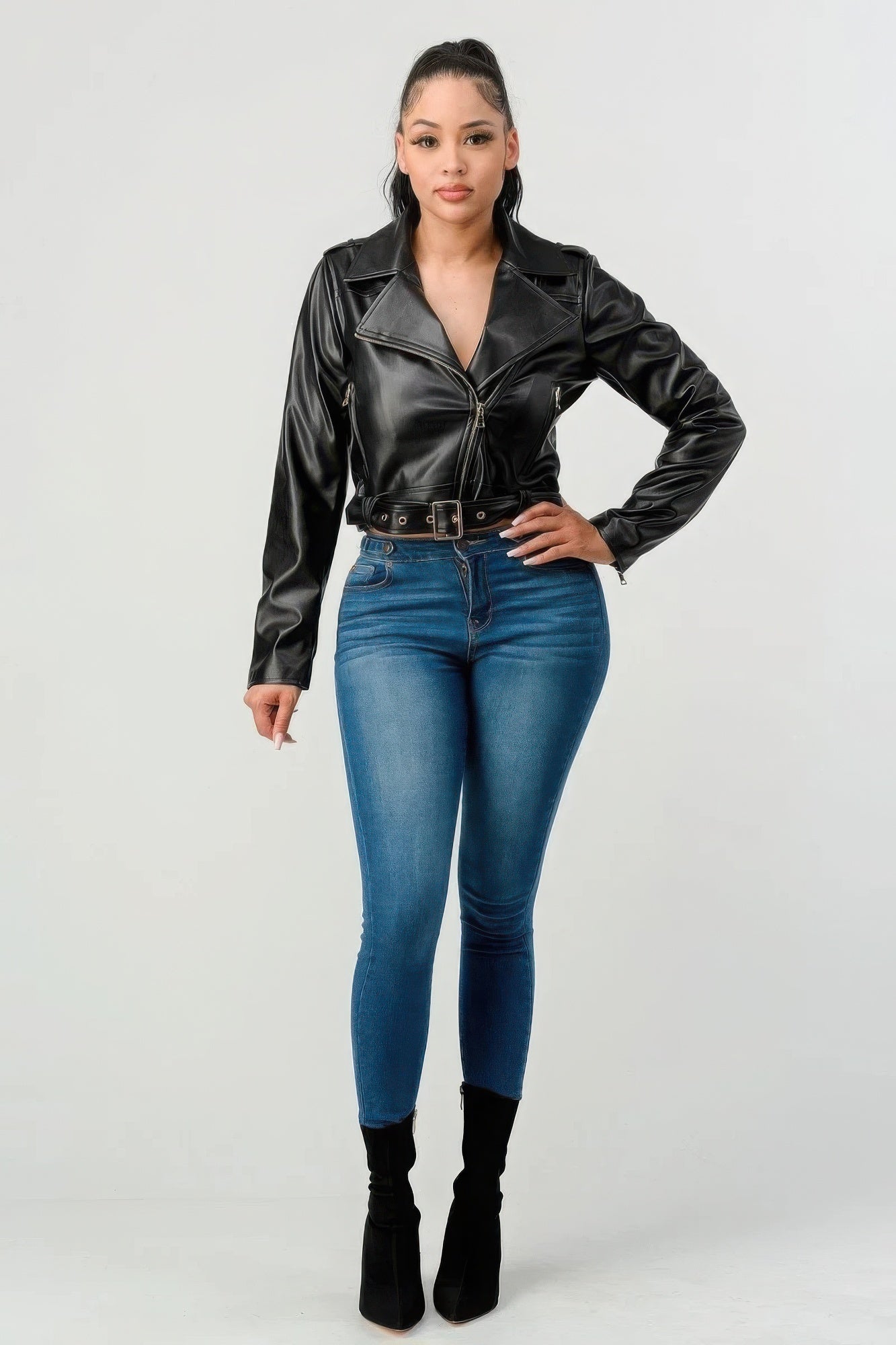 Pu Leather Jacket-Product Type | Naughty Smile Fashion