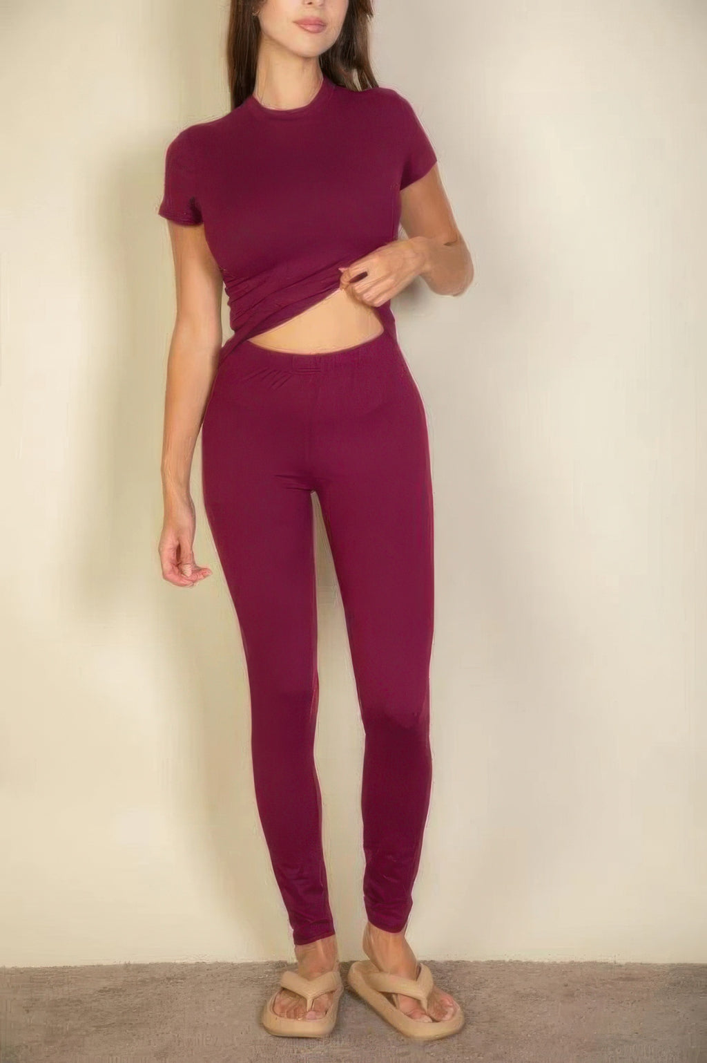 Basic Solid Leggings-Product Type | Naughty Smile Fashion