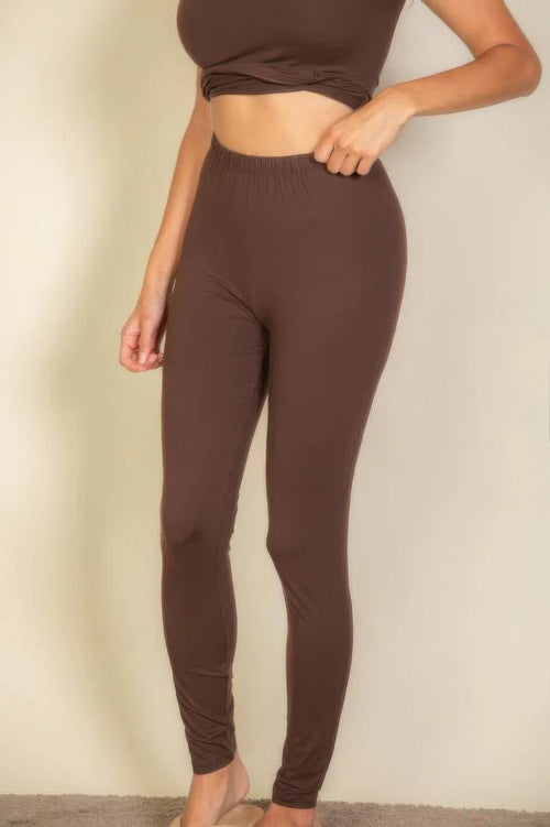 Basic Solid Leggings-Product Type | Naughty Smile Fashion