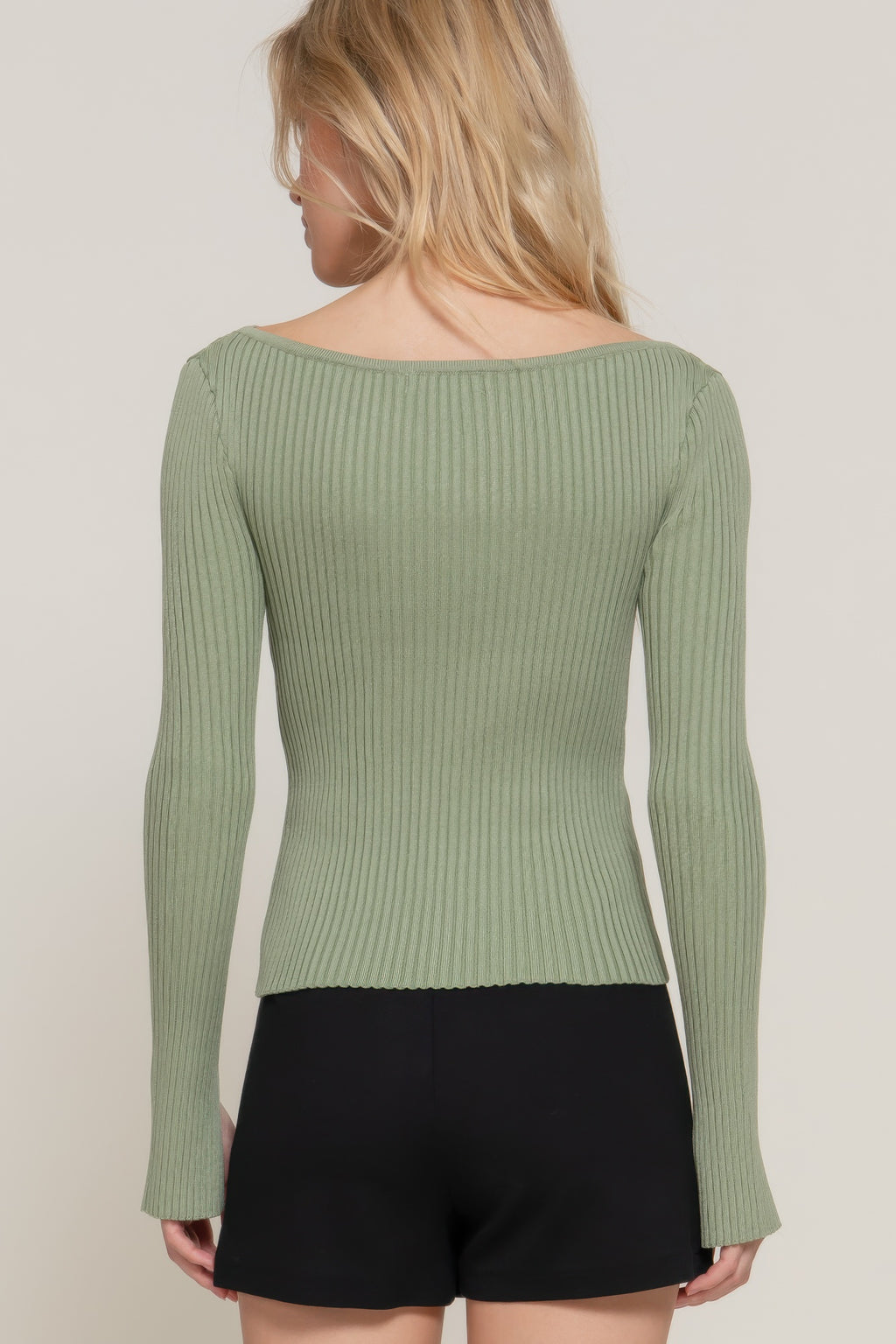 Long Sleeve Boat Neck Sweater-Product Type | Naughty Smile Fashion