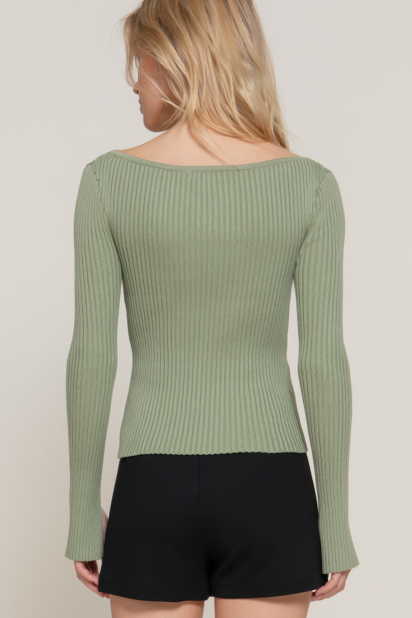 Long Sleeve Boat Neck Sweater-Product Type | Naughty Smile Fashion