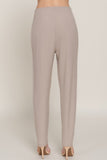 High Waist Pintuck Detail Long Pants