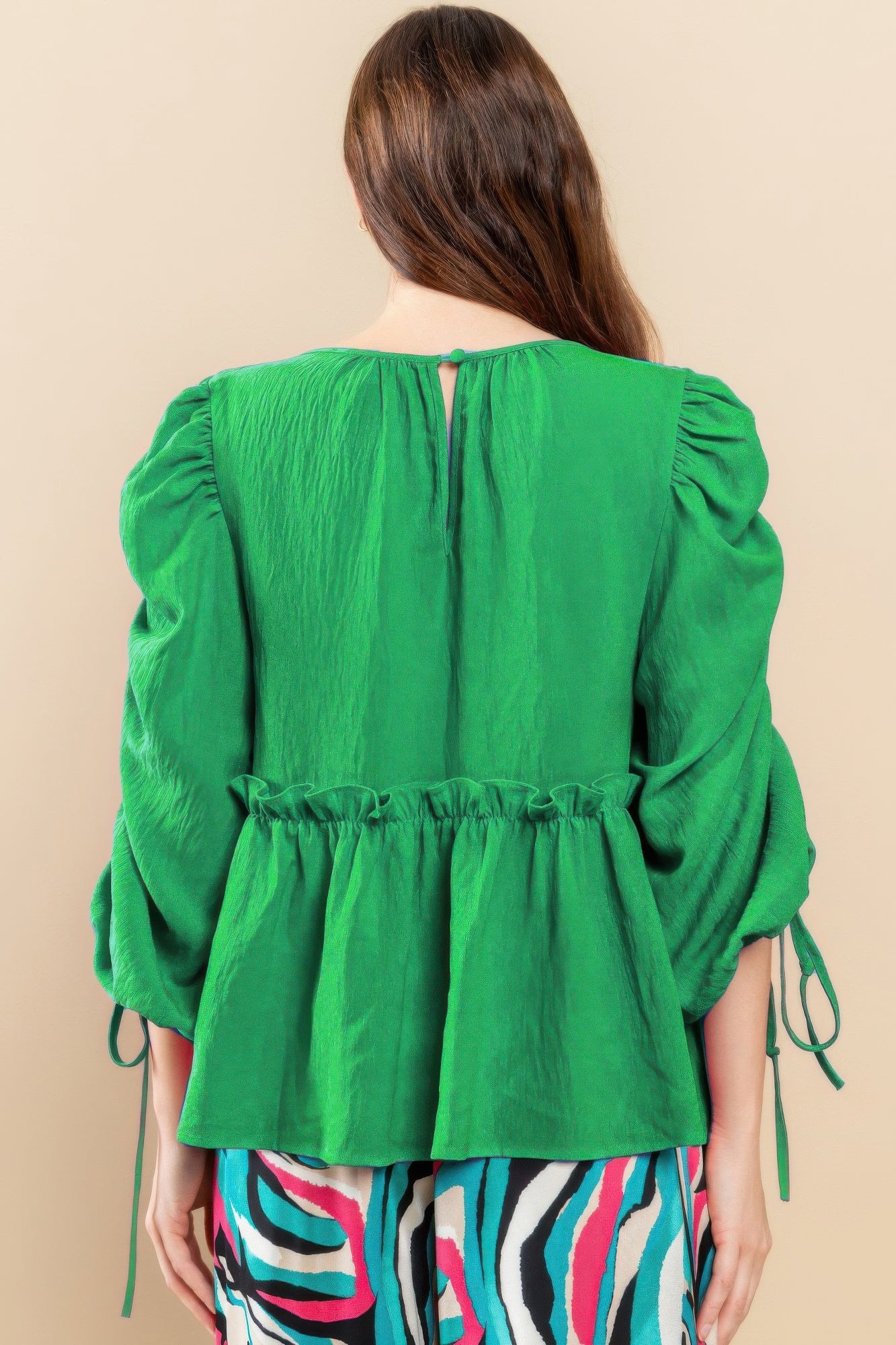 Round Neckline Babydoll Top-Product Type | Naughty Smile Fashion
