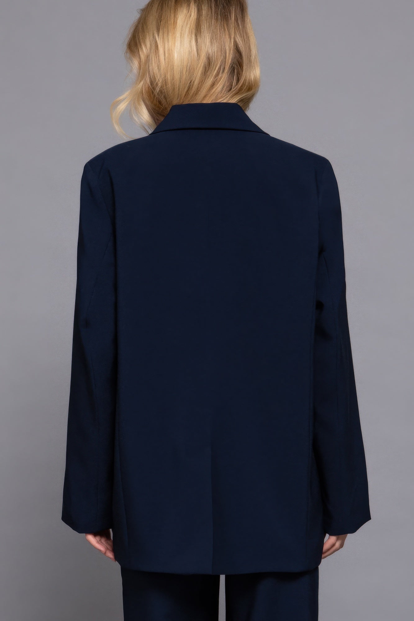 Long slv front button closure blazer-Product Type | Naughty Smile Fashion