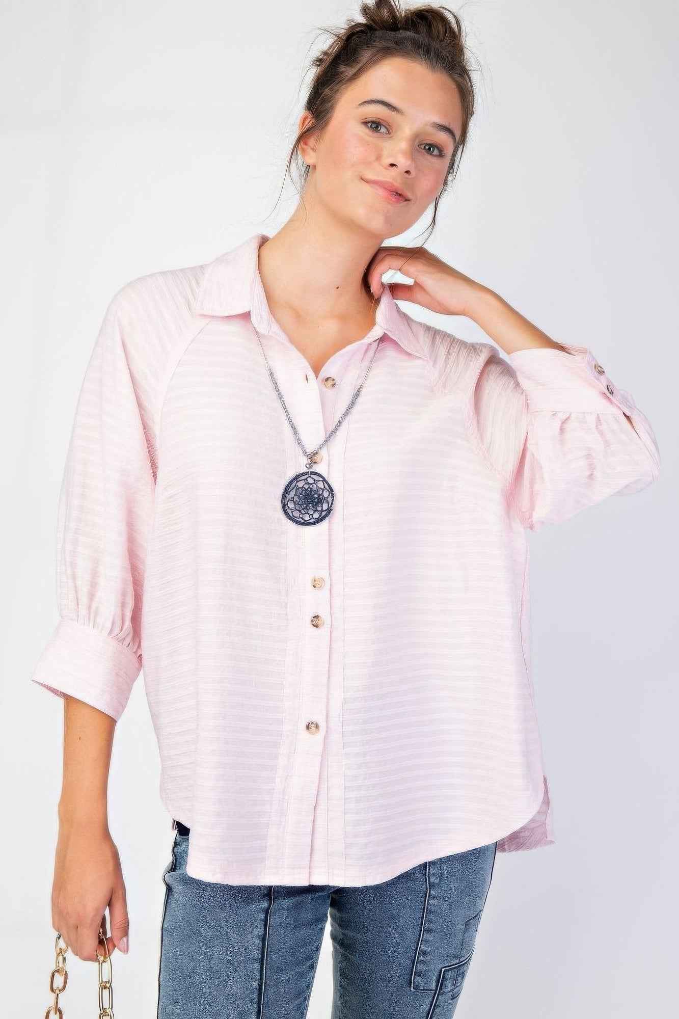 New Arrival – Button down textured woven shirt – New Arrival Now Live