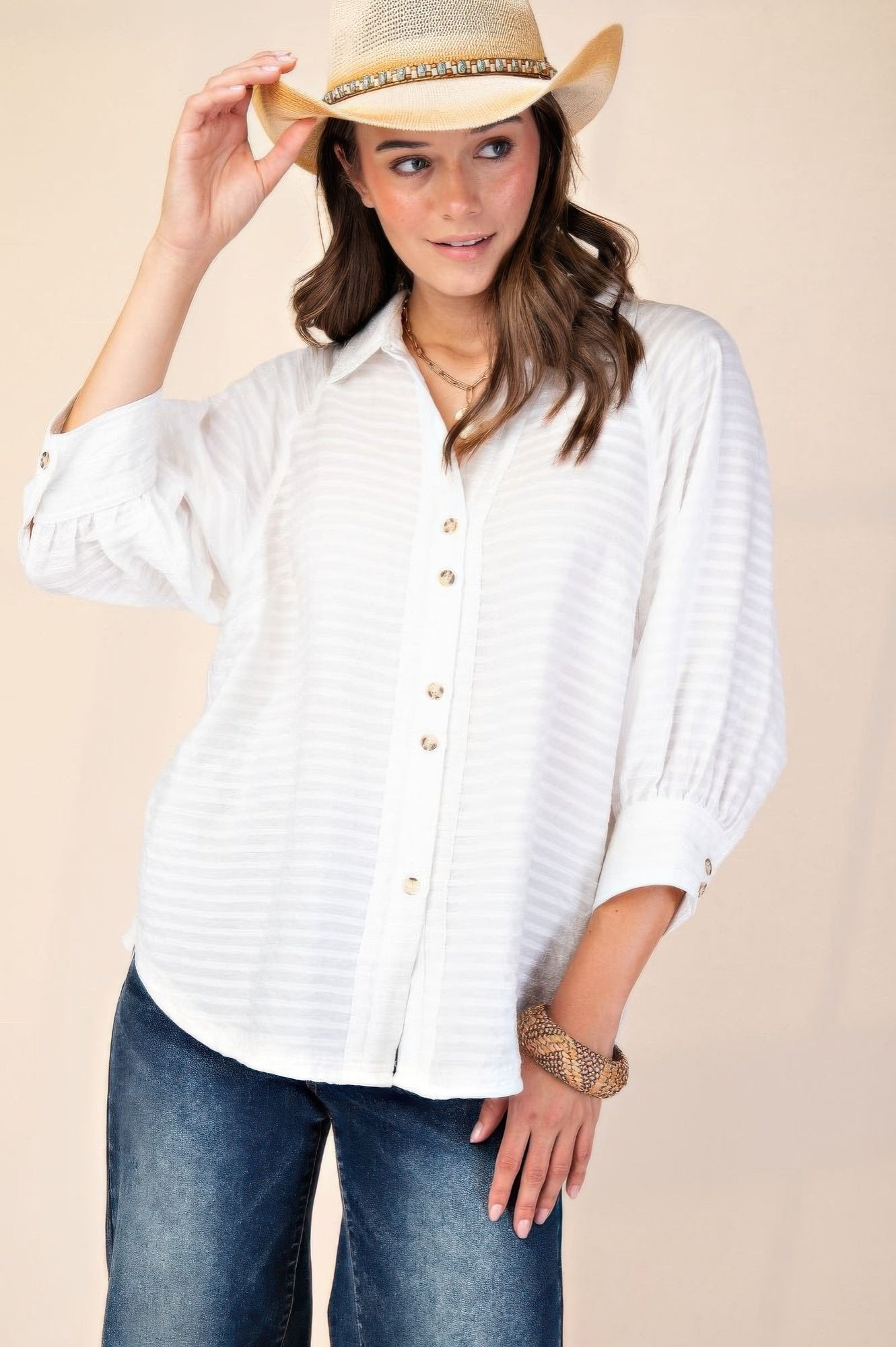 New Arrival – Button down textured woven shirt – New Arrival Now Live