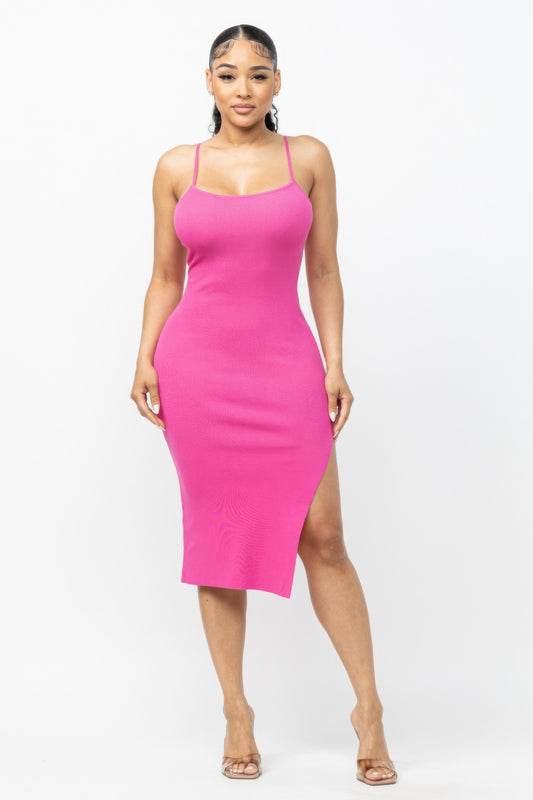 New Arrival – Side Slit Cami Dress – New Arrival Now Live